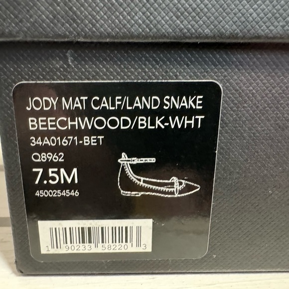 Coach Jody Nude-Beechwood/2 Embossed Straps, Size 7.5, Very Flattering, NWB, NEW - Picture 7 of 9